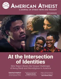 American Atheist 
                issue American Atheist