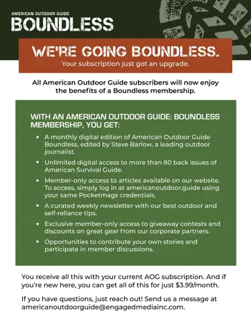 American Outdoor Guide: Boundless Preview