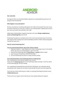 Important Notice 
                issue Important Notice