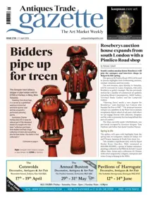 Antiques Trade Gazette 
                issue 2738