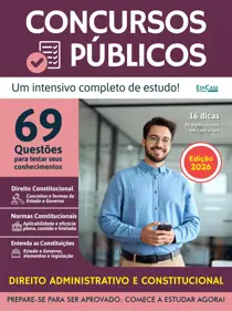 Apostilas Concursos Públicos 
                issue Edição 02 - 2026 - Direito Administrativo e Constitucional