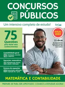 Apostilas Concursos Públicos Edição 04 - Matemática e Contabilidade