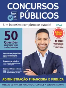 Apostilas Concursos Públicos Edição03 - 2024 - Administração Financeira e Pública