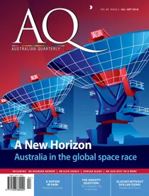 AQ: Australian Quarterly 89.3 
                issue AQ: Australian Quarterly 89.3