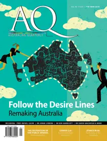 AQ: Australian Quarterly 90.1 
                issue AQ: Australian Quarterly 90.1
