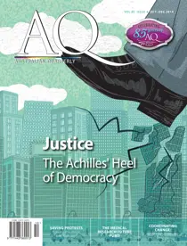 AQ: Australian Quarterly 85.4 
                issue AQ: Australian Quarterly 85.4