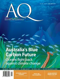 AQ: Australian Quarterly 88.1 
                issue AQ: Australian Quarterly 88.1