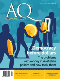 AQ: Australian Quarterly 90.2 
                issue AQ: Australian Quarterly 90.2