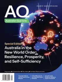 AQ: Australian Quarterly 
                issue AQ: Australian Quarterly 97.2