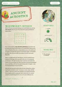 Ancient Acrostics 
                issue Ancient Acrostics