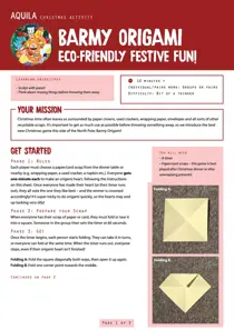 Barmy Origami 
                issue Barmy Origami