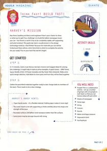  Build the tallest tower aquila magazine giants activity 
                issue  Build the tallest tower aquila magazine giants activity