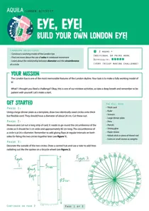 Build your own London Eye 
                issue Build your own London Eye
