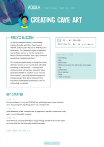 Creating Cave art 
                issue Creating Cave art