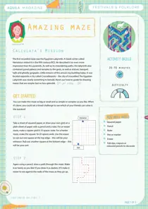Draw your own amazing mazes aquila magazine 
                issue Draw your own amazing mazes aquila magazine