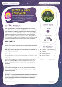 How to go stargazing aquila magazine 
                issue How to go stargazing aquila magazine