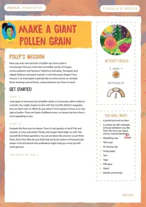 Make a Giant Pollen Grain Jen edit 
                issue Make a Giant Pollen Grain Jen edit