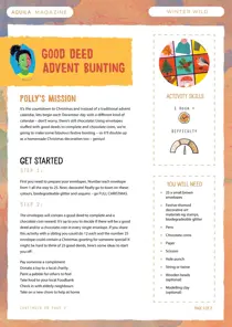  Make a good deed advent calendar 
                issue  Make a good deed advent calendar