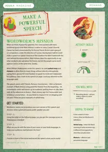 Aquila Make a powerful speech