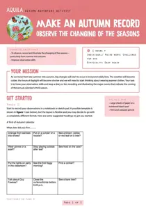 Make an autumn record final 
                issue Make an autumn record final