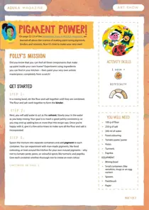  Make Your Own paints Aquila Magazine 
                issue  Make Your Own paints Aquila Magazine