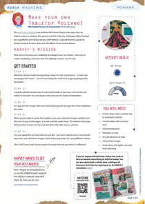 Aquila Make your own Tabletop Volcano!