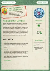  Plan a fantastical friends party 
                issue  Plan a fantastical friends party