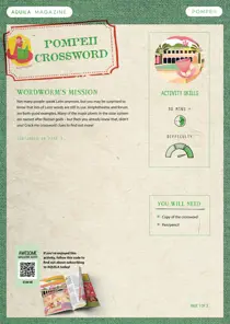 Pompeii Crossword 
                issue Pompeii Crossword