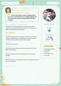 Aquila Record breaker’s scavenger hunt