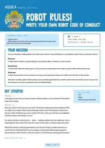  Robot Rules 
                issue  Robot Rules