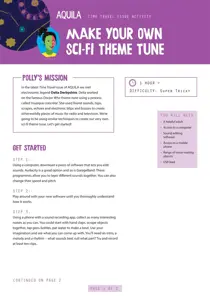 Sci fi theme tune 
                issue Sci fi theme tune