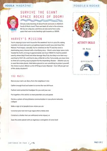  Survive giant space rocks 
                issue  Survive giant space rocks