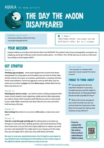 The day the moon disappeared 
                issue The day the moon disappeared