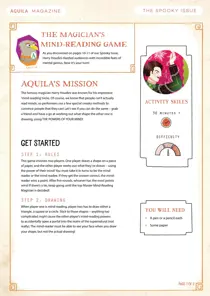  The Magicians Mind Reading Game 
                issue  The Magicians Mind Reading Game