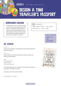 Time Travel Activity  
                issue Time Travel Activity 