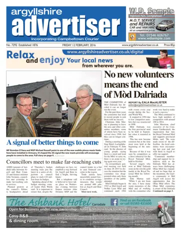 Argyllshire Advertiser Preview