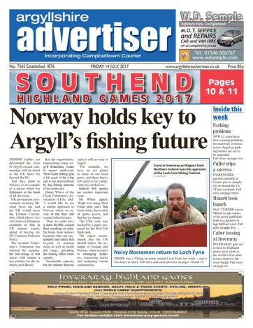 Argyllshire Advertiser Preview