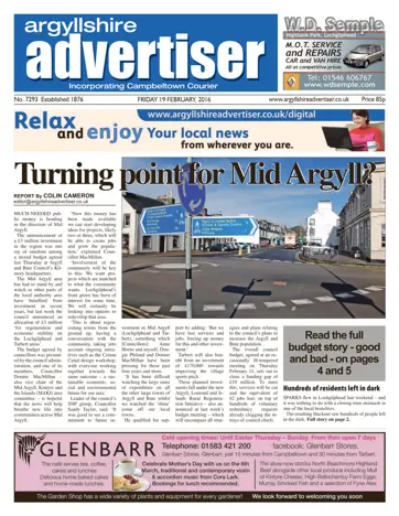 Argyllshire Advertiser Preview