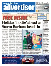 23rd December 2016 
                issue 23rd December 2016