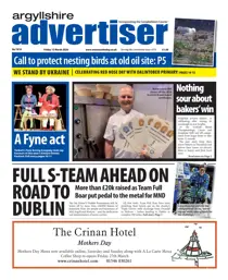 Argyllshire Advertiser issue Friday, March 13, 2026