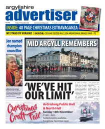 Argyllshire Advertiser 
                issue Friday, November 14, 2025