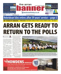 Arran Banner 09/08/2024
