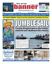 Arran Banner 
                issue Friday, April 10, 2026