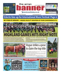 Arran Banner 
                issue Friday, August 14, 2026