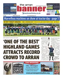 Arran Banner Friday, August 16, 2024