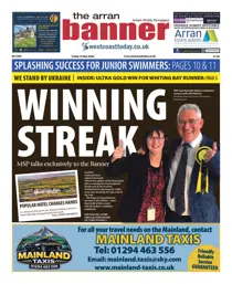 Arran Banner 
                issue Friday, May 15, 2026