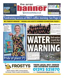 Arran Banner 
                issue Friday, May 29, 2026