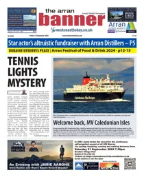 Arran Banner Friday, September 13, 2024