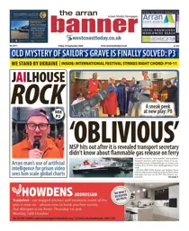 Arran Banner issue Friday, September 18, 2026