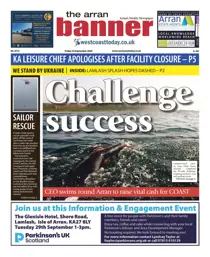 Arran Banner issue Friday, September 25, 2026